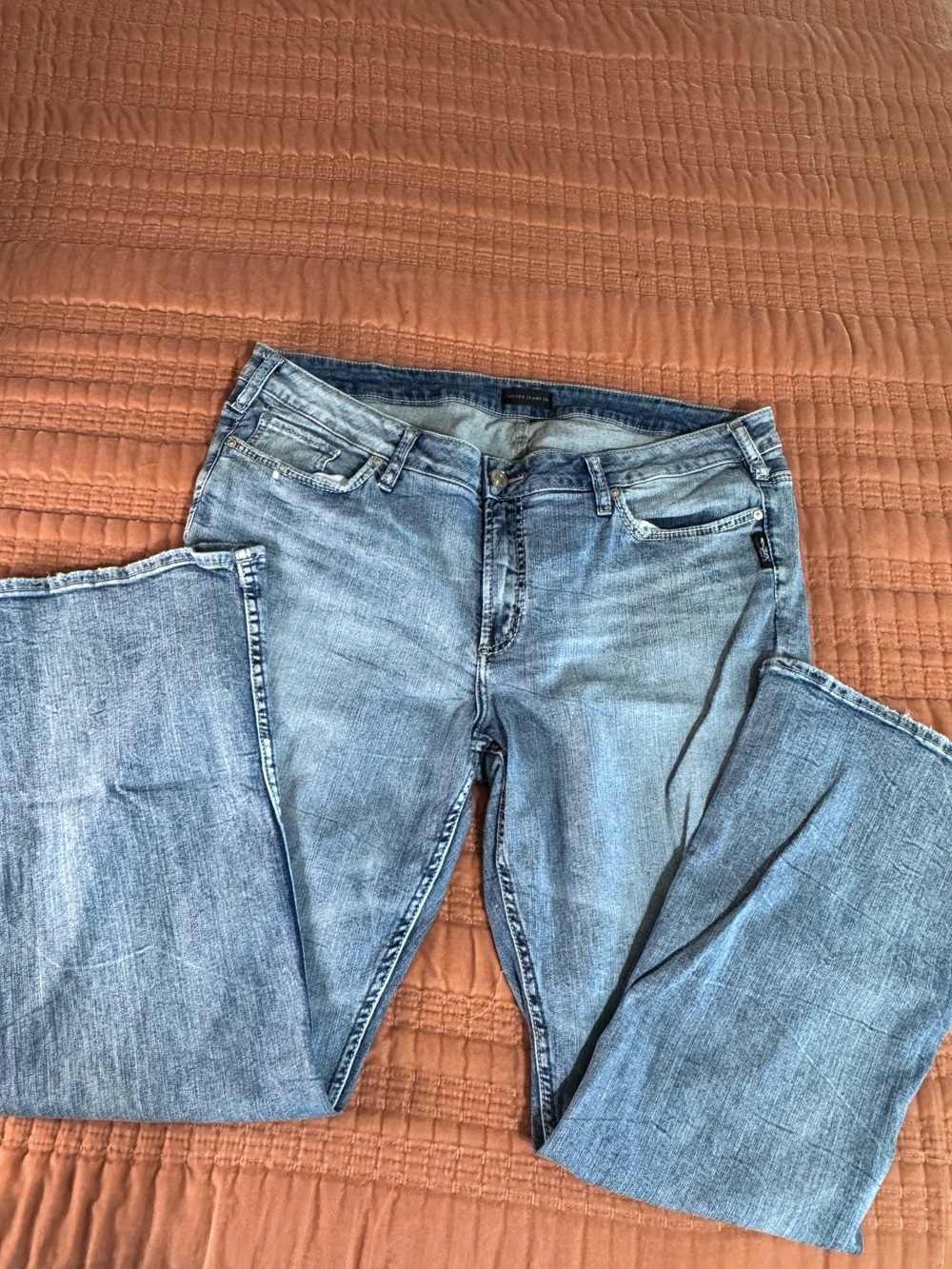 Silver Bootcut Jeans